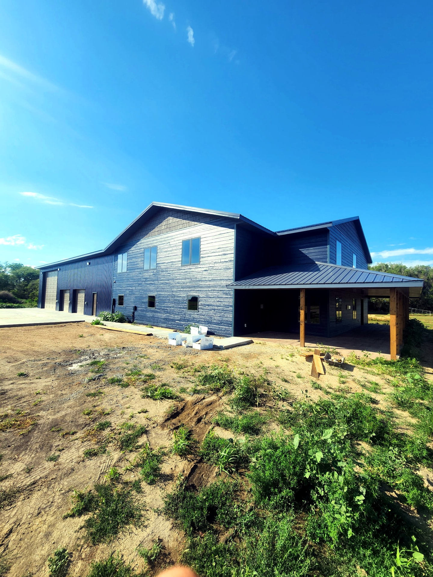 New Shop & Living Space Build completed by Granum Construction in East River, SD